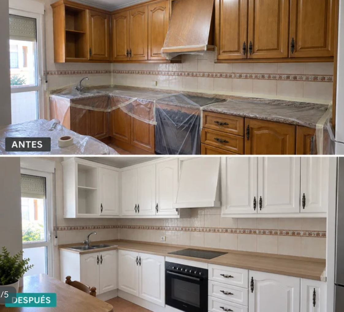 Lacado de puertas y cocinas